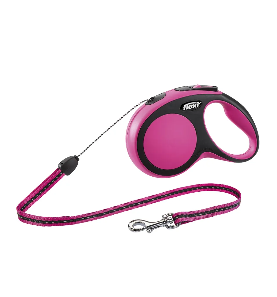 Guinzaglio Allungabile 8 Metri Rosa Zolux Flexi - Sicurezza e Comfort - 2