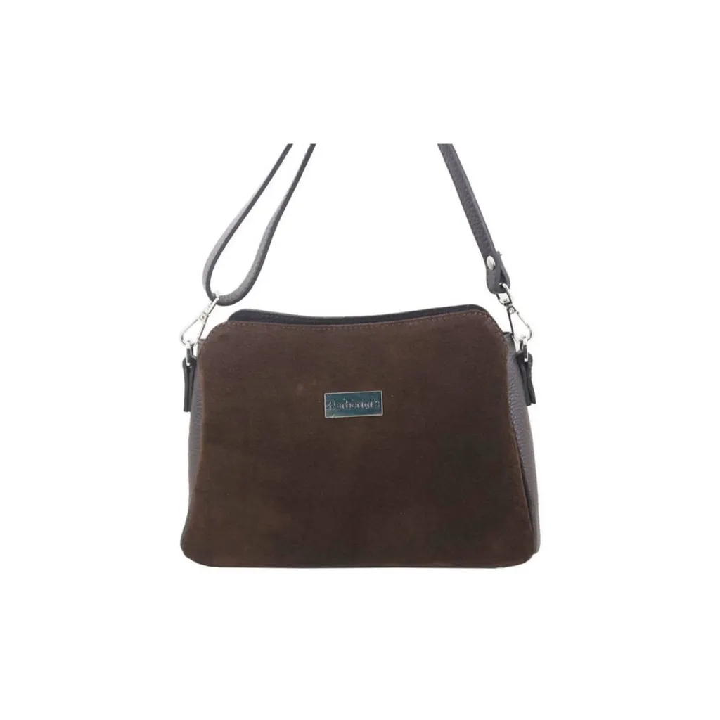 Sac en cuir véritable Barberini's 93111 avec finitions main - 7