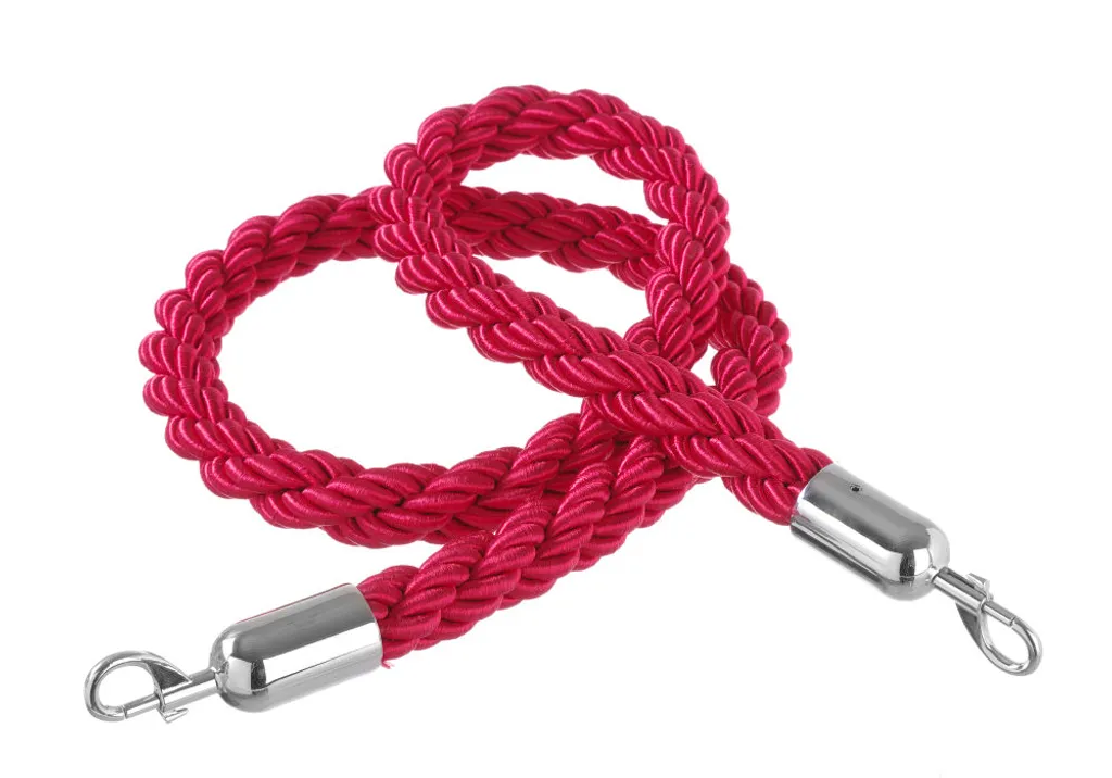 Corde pour poteau VIP rouge 1,5m idéale pour réception et accueil