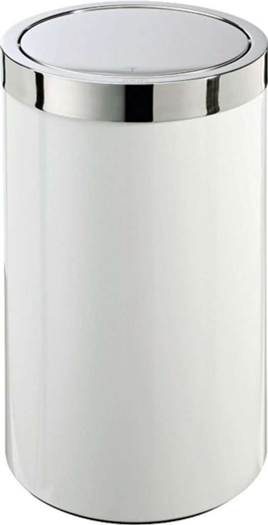 Joop! Wäschebehälter Chromeline, Silber/Weiß 010461002 Produktbild 