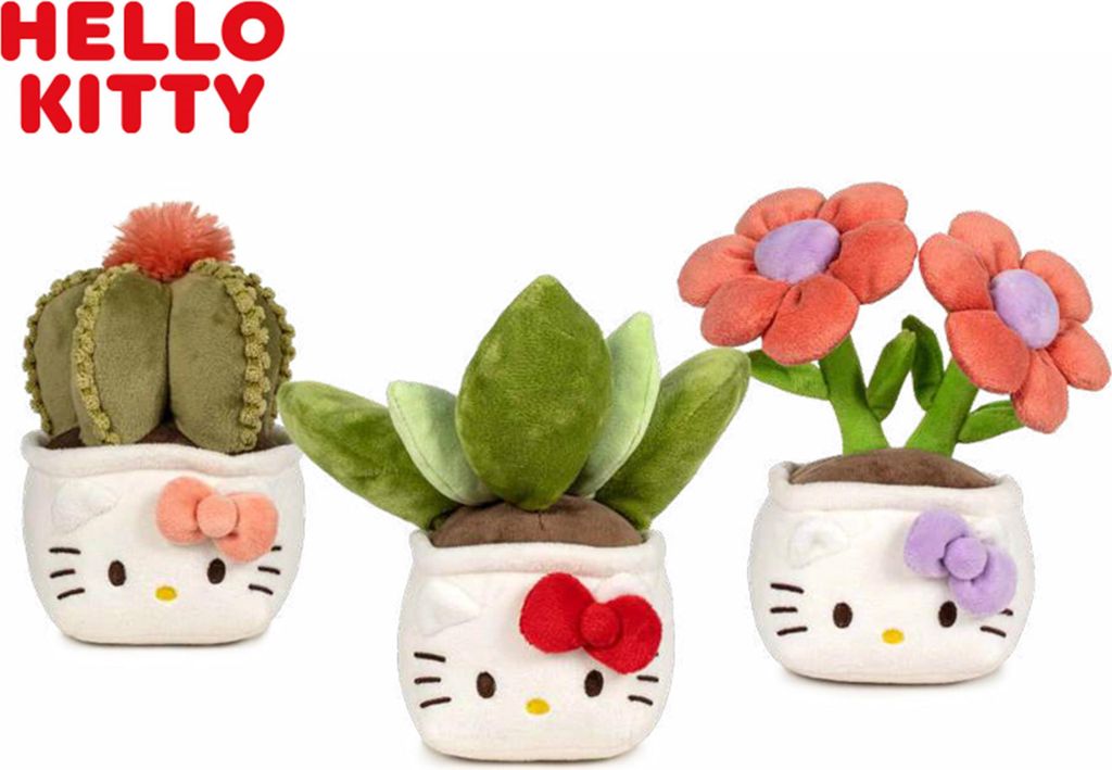 Hello Kitty Botanical Love plyš 21cm 3druhy Obrázok produktu 