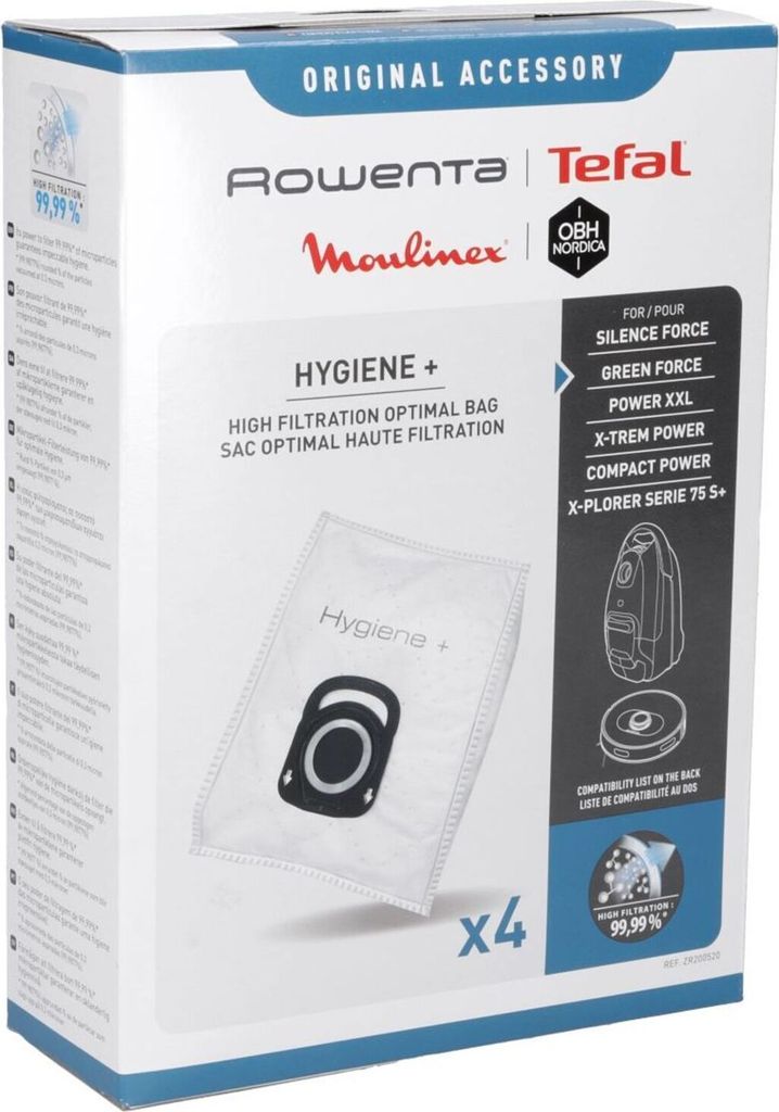 Worek na kurz Rowenta High Filtration Hygiene + Zdjęcie produktu 