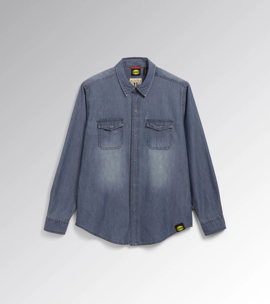 Utility Diadora Hemd Denim New Blue Washing