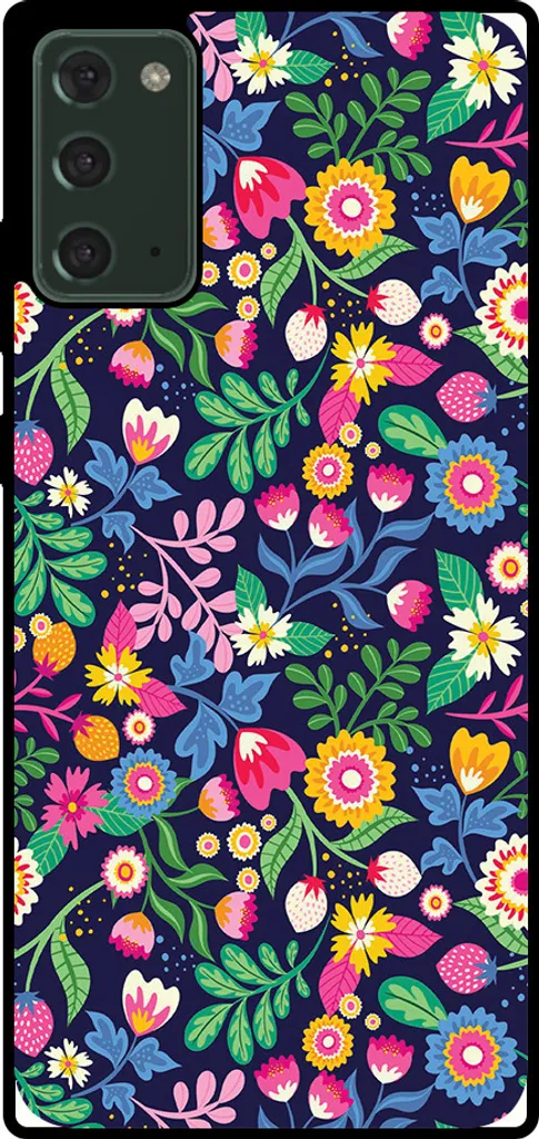 Custodia Floreale Smartphonica per Samsung Galaxy Note 20 | TPU Soft