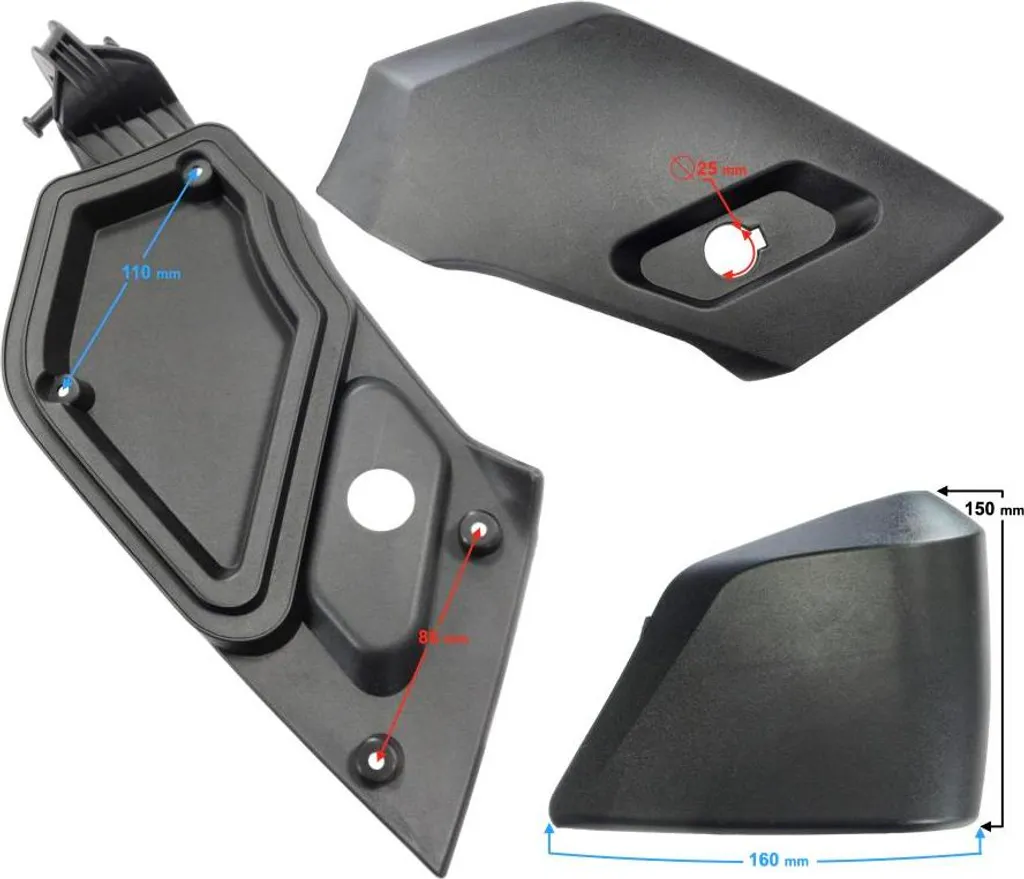Ricambio Supporto Volante B-Max Sinistro | Sicurezza Scooter Certificata