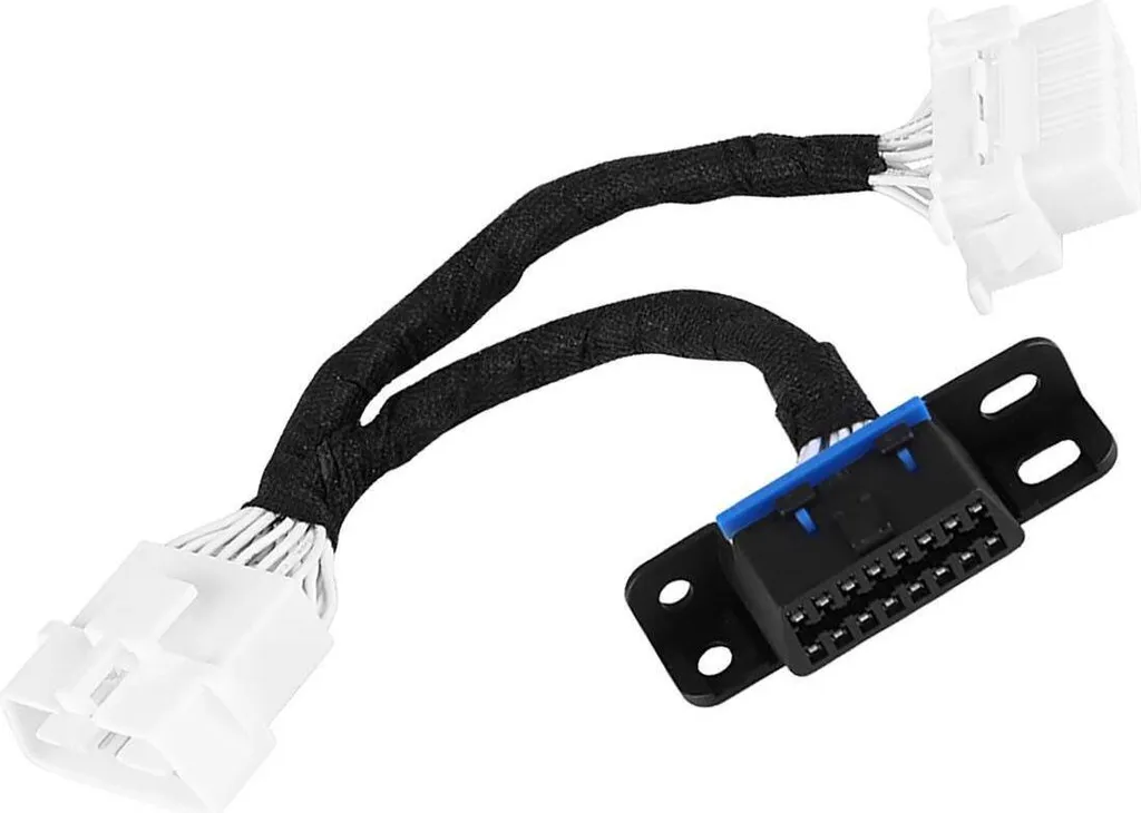 Adattatore splitter OBD2, cavo di estensione OBD2, cavo di estensione da maschio a doppia femmina, cavo di estensione OBD2 a 16 pin, cavo a Y