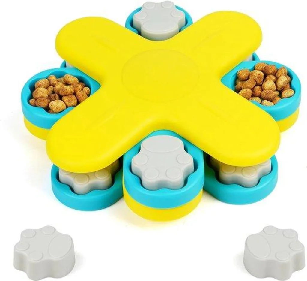 Gamelle Slow Feeder et Jouet Puzzle Stimulant pour l'Éveil des Chiens