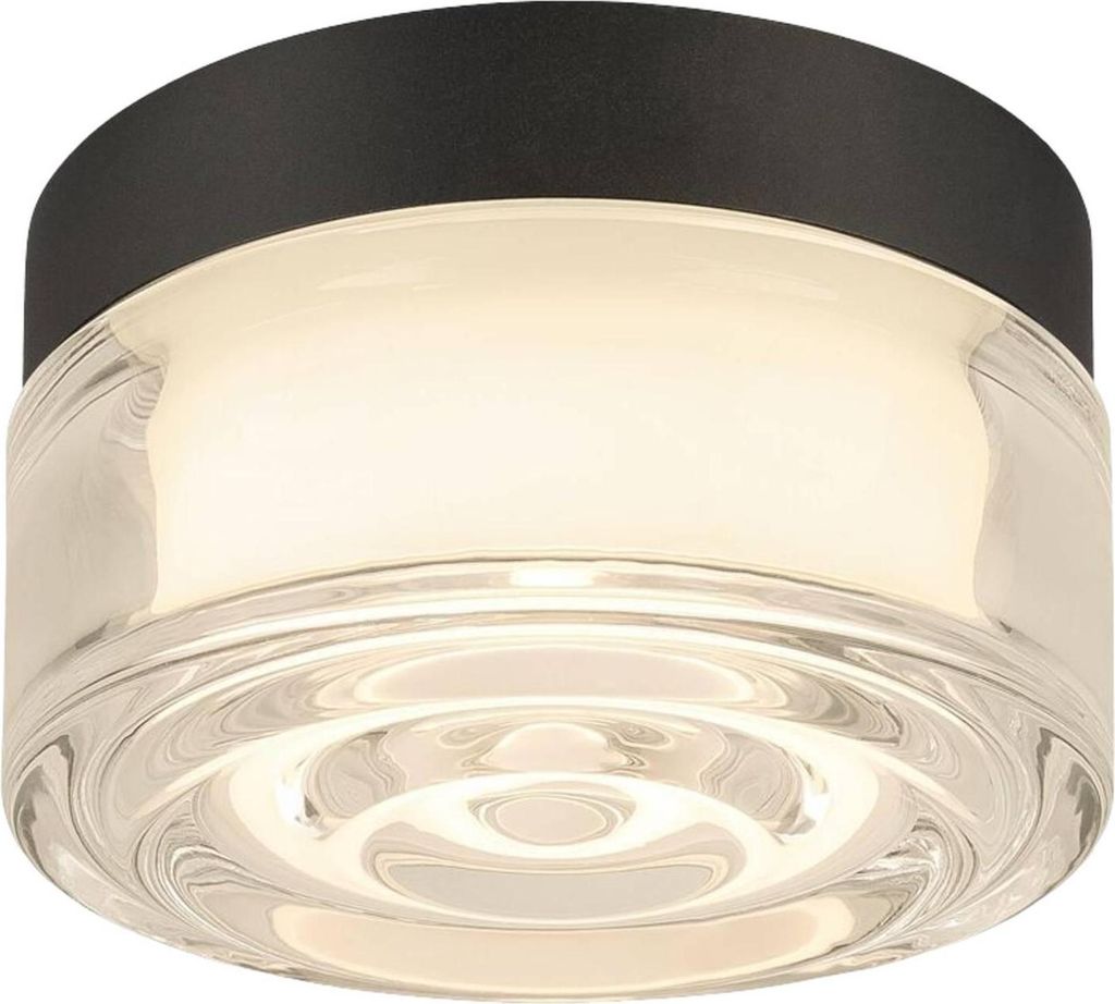 Slv Cyft Wave Wand Und Deckenaufbauleuchte Lampe Led Licht Schwarz Ip65 Dimmbar