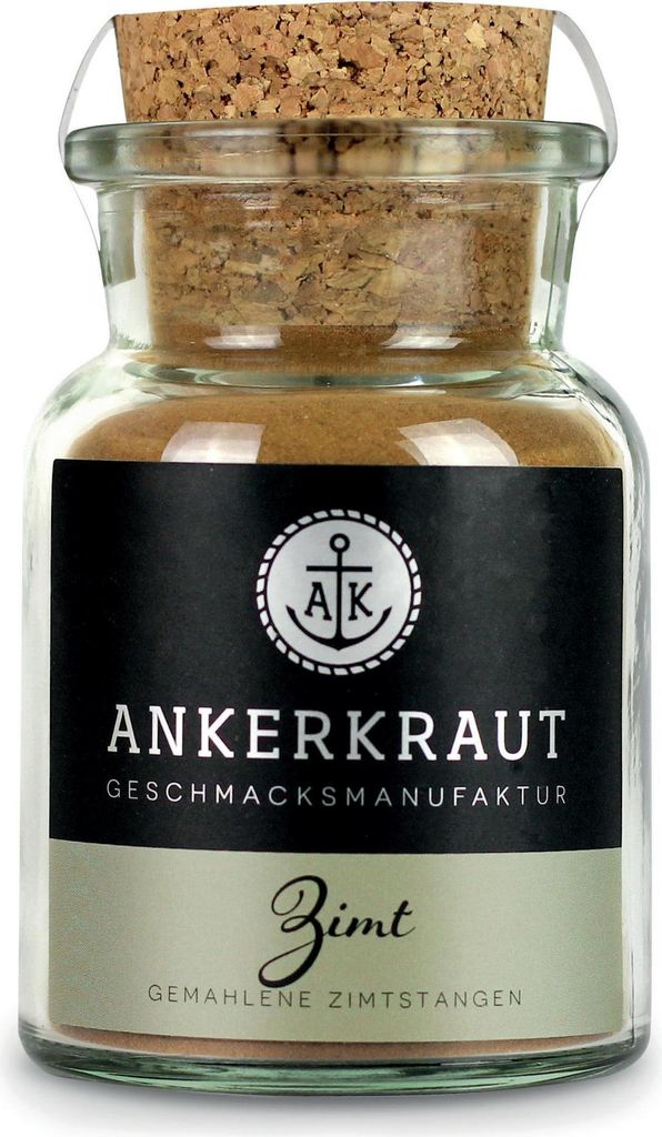 Zimt, gemahlen, 75g im Korkenglas