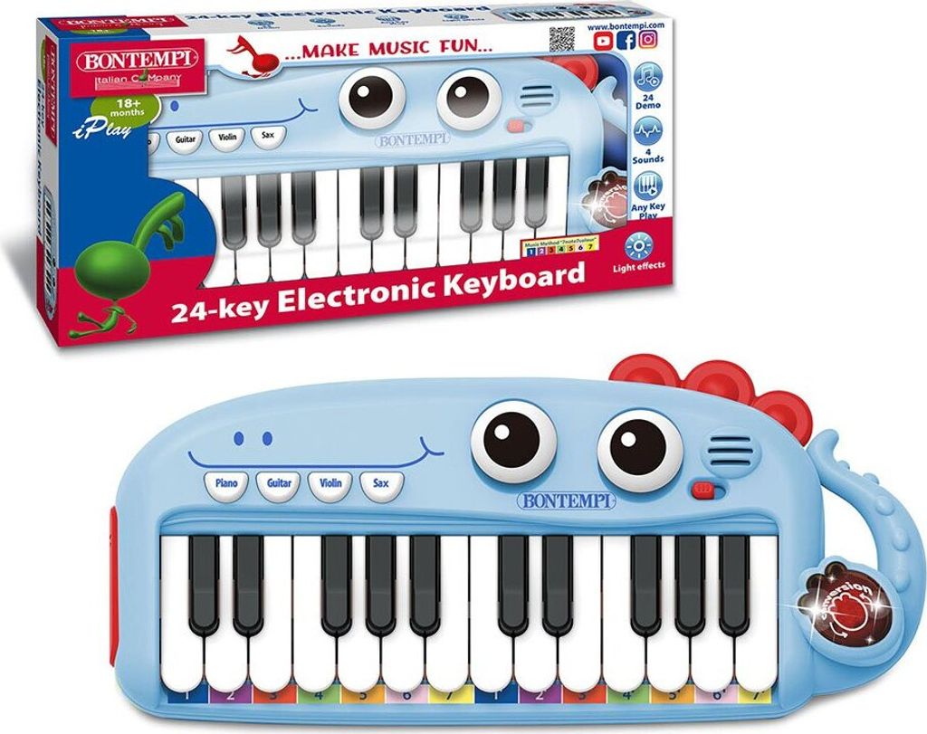 Bontempi 24 Key Electronic Keyboard - Assorted