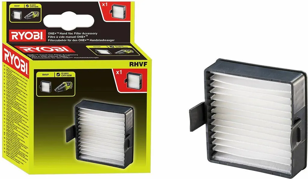 Filtre pour aspirateur Ryobi RHVF : résolvez les pertes d'aspiration de suite