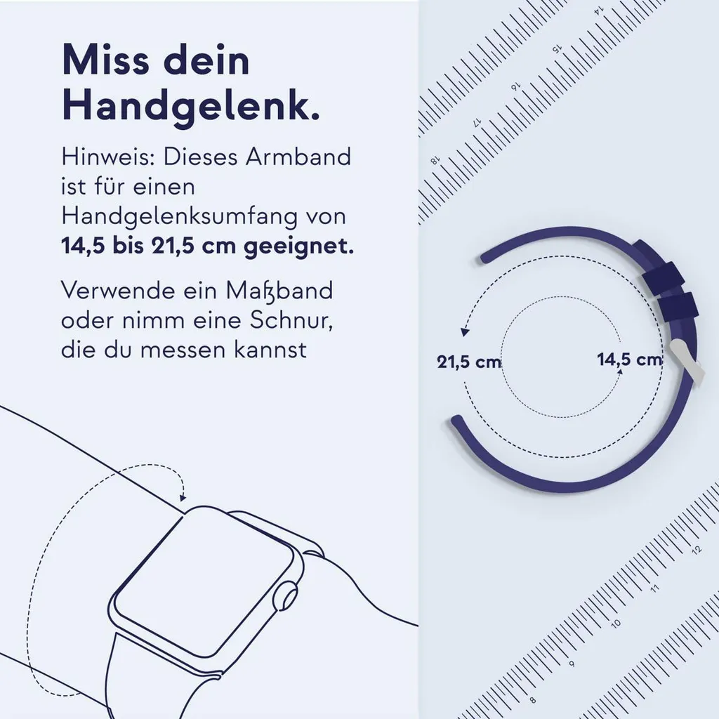 imoshion Ocean Banda in silicone per Samsung Galaxy Watch 8 (40/44 mm) / Classic (46 mm) - Starlight - 3