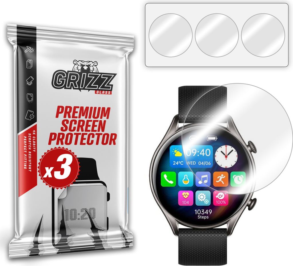 Hydrogel-Folie GrizzGlass Hydrofilm für MyPhone Watch EL
