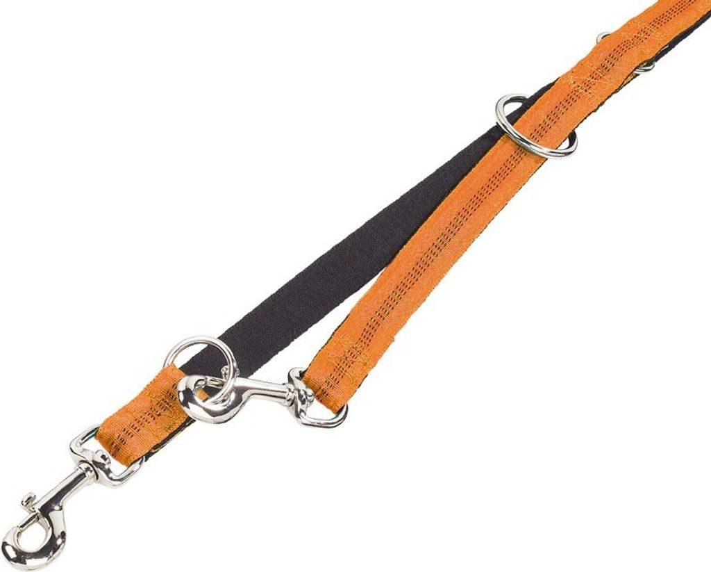Nobby Führleine "Soft Grip" L: 200 cm, B: 20 mm orange