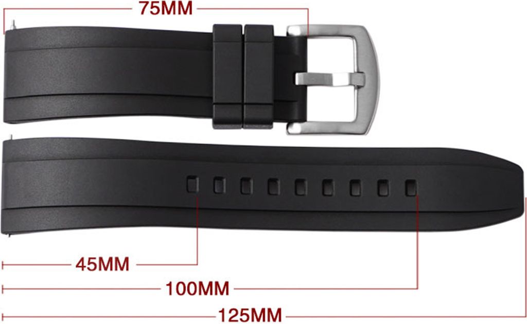 INF Náhrada řemínku k hodinkám Omega S Watch a Rolex Obrázek produktu 2