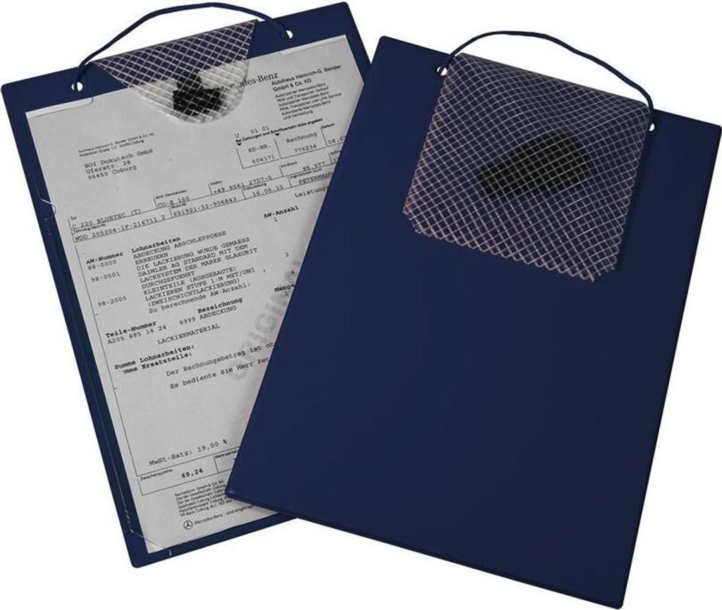 Eichner Arbeitstasche Turbo Bestellmappe blau DIN A4 Turbo