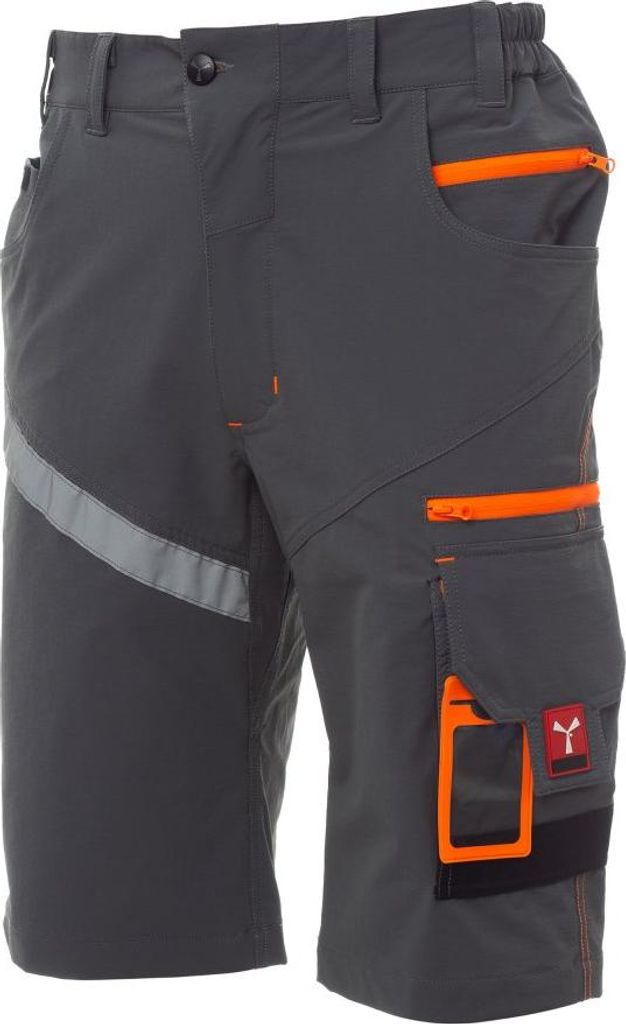 Bermudashorts Stretch 4-Wege "NEXT 4W SHORTS" - Payper Rauchgrau/Schwarz 48