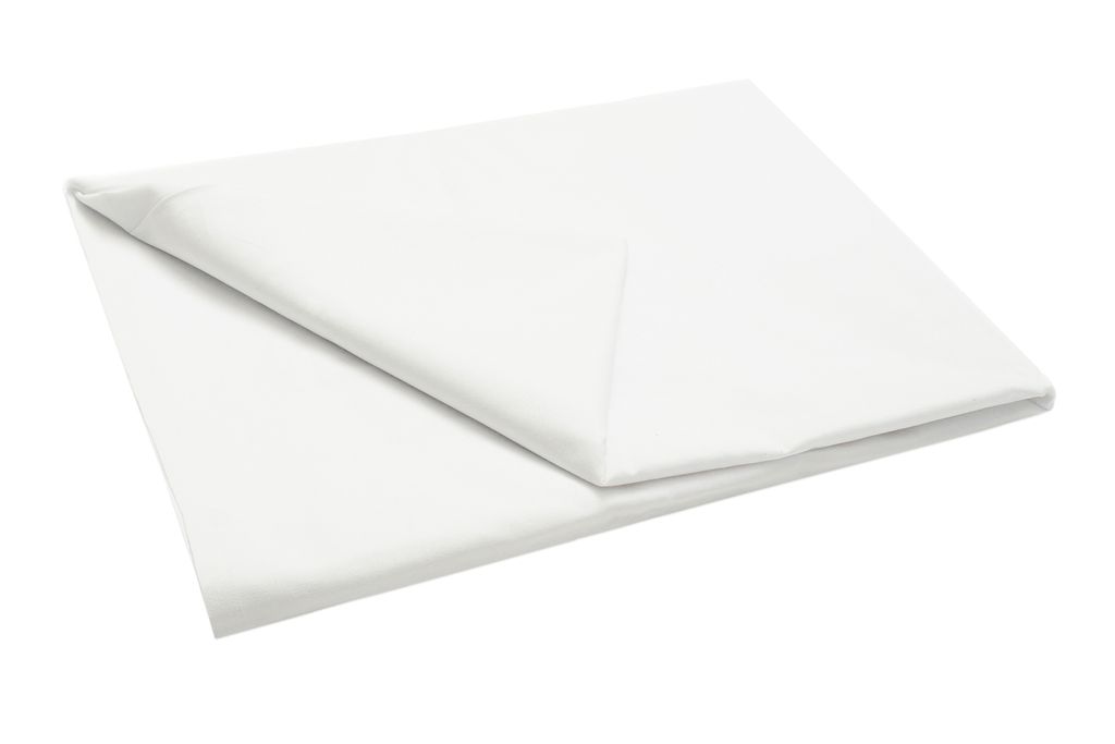 Betttuch Bettlaken, 240x290 cm, weiß, 100% Baumwolle Produktbild 