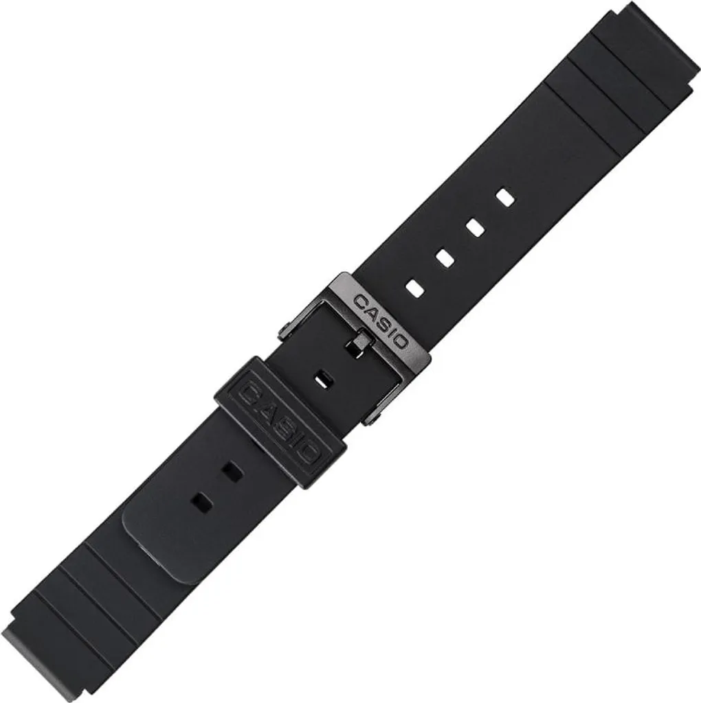 Cinturino Originale Casio 71604416 Nero per MQ-24 MQ-104 16mm Plastica