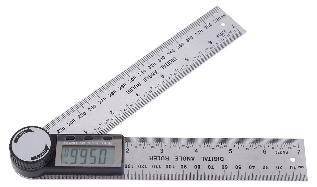 10 ‑ 390mm Edelstahl Elektronische Winkelmesser Digital Produktbild 