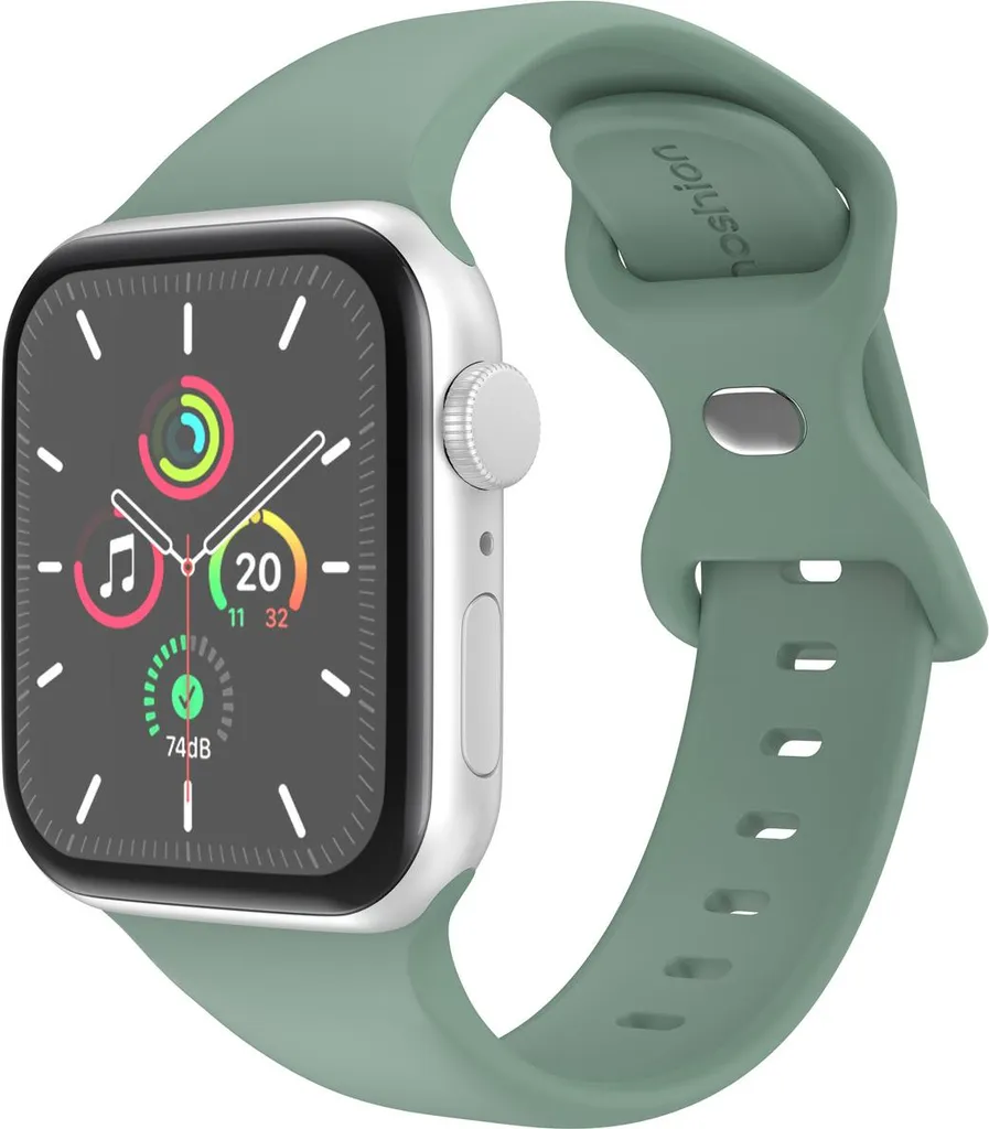 Watch SE - 40 mm, Watch SE 2023 - 40 mm, Watch SE 2022 - 40 mm, Watch 9 - 41 mm, Watch 8 - 41 mm, Watch 7 - 41 mm, Watch 6 - 40 mm, Watch 5 - 40 mm, Watch 4 - 40 mm, Watch 41 mm, Watch 40 mm, Watch 3 - 38 mm, Watch 38 mm, Watch 2 - 38 mm, Watch 1 - 38 mm, Watch 10 - 42 mm Cinturino: imoshion Silikonband 2.0