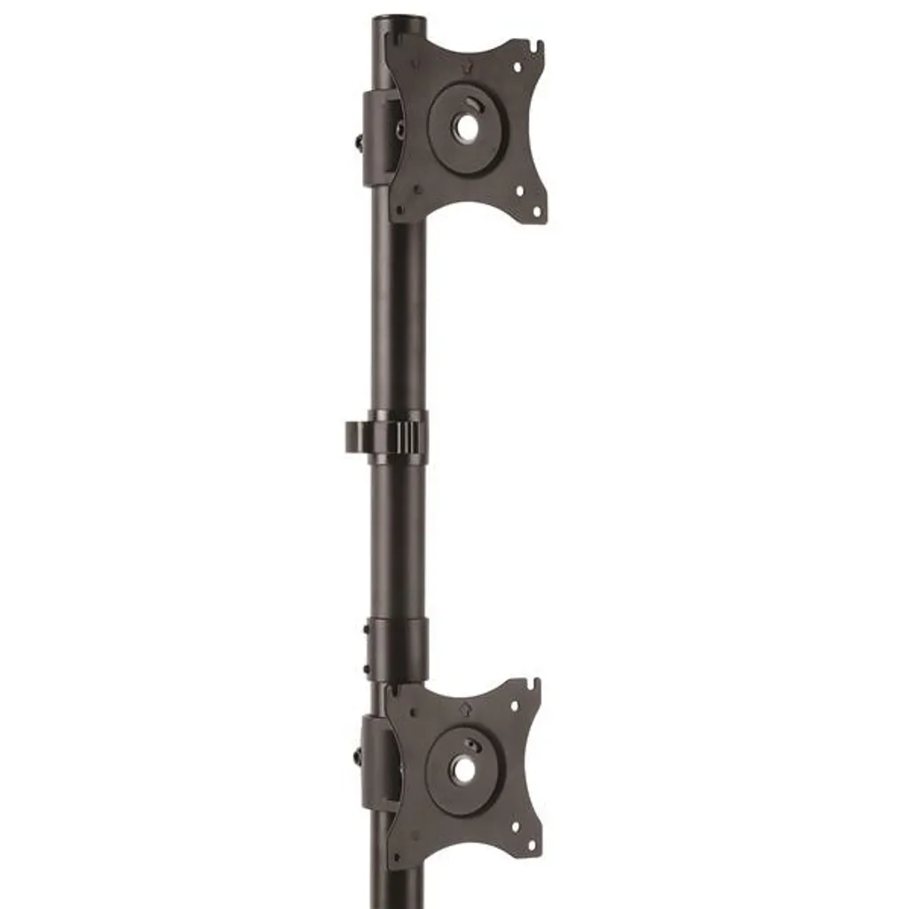 Support Écran Vertical Robuste en Acier - Double Moniteur Ajustable - 4