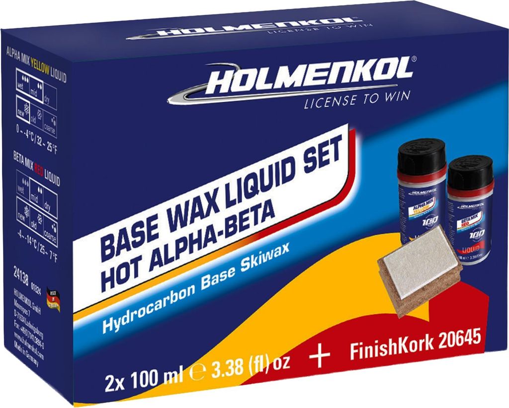 HOLMENKOL Skiwachs-Set Basic Liquid Set Hot Produktbild 