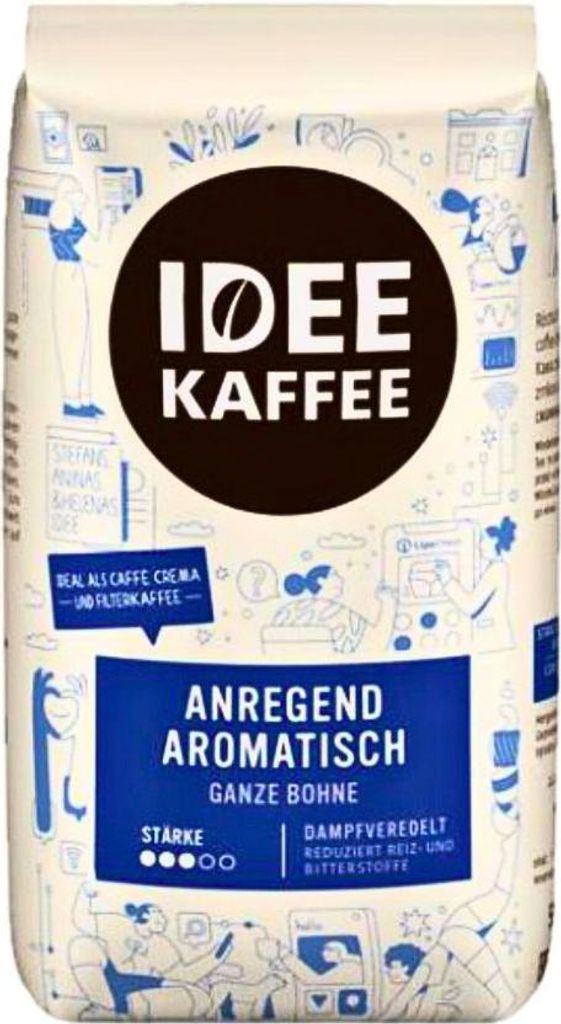 Idee Kaffee ANREGEND AROMATISCH, 500g Bohnen