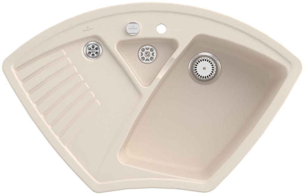Villeroy & Boch Keramikspüle 672902FU, Arena Eck Eckspüle Produktbild 