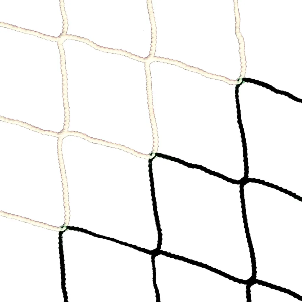 Filet de football de stade noir et blanc haute résistance 7,32x2,44m