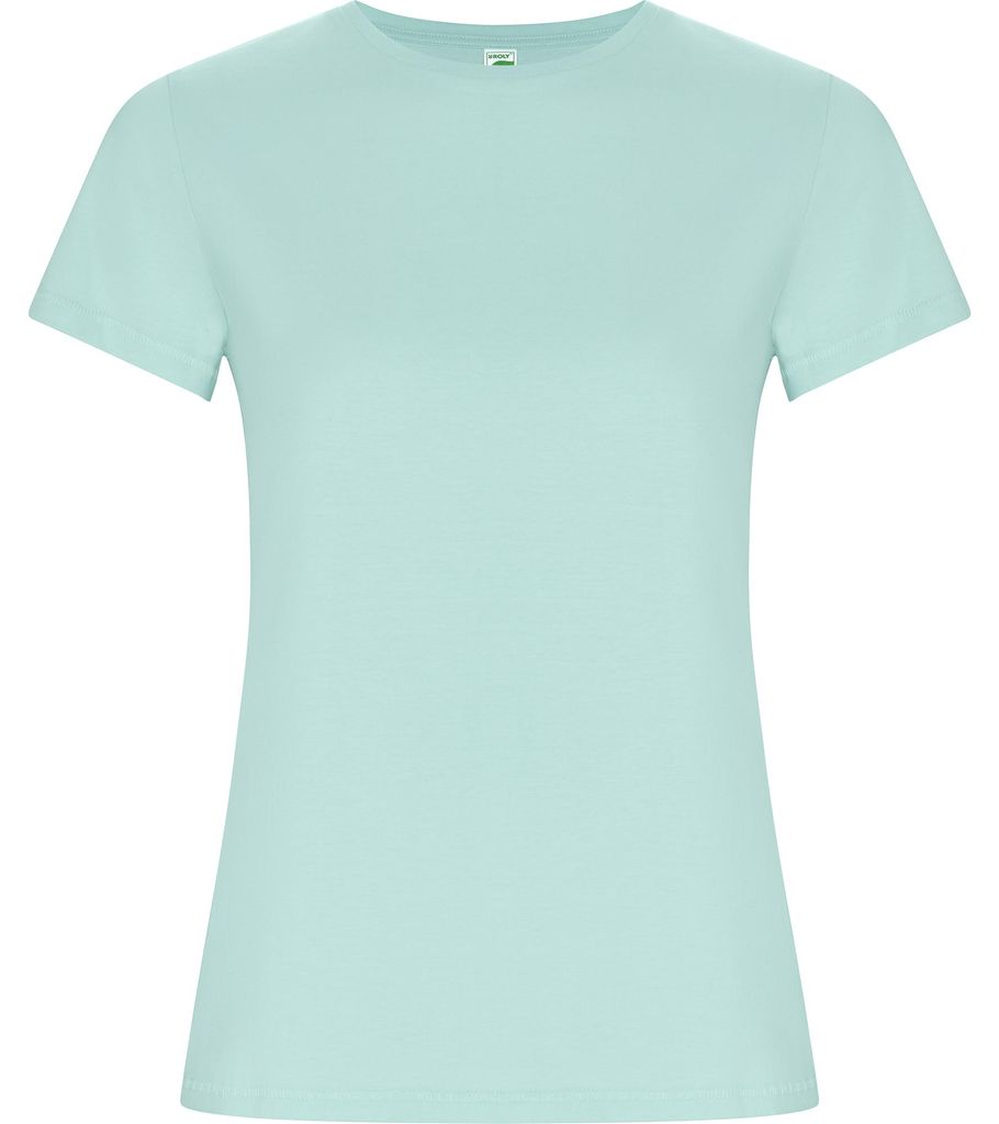 Roly Eco - "Golden" T-Shirt für Damen, Baumwolle aus biologischem Anbau LT4358 (S) (Minzgrün)