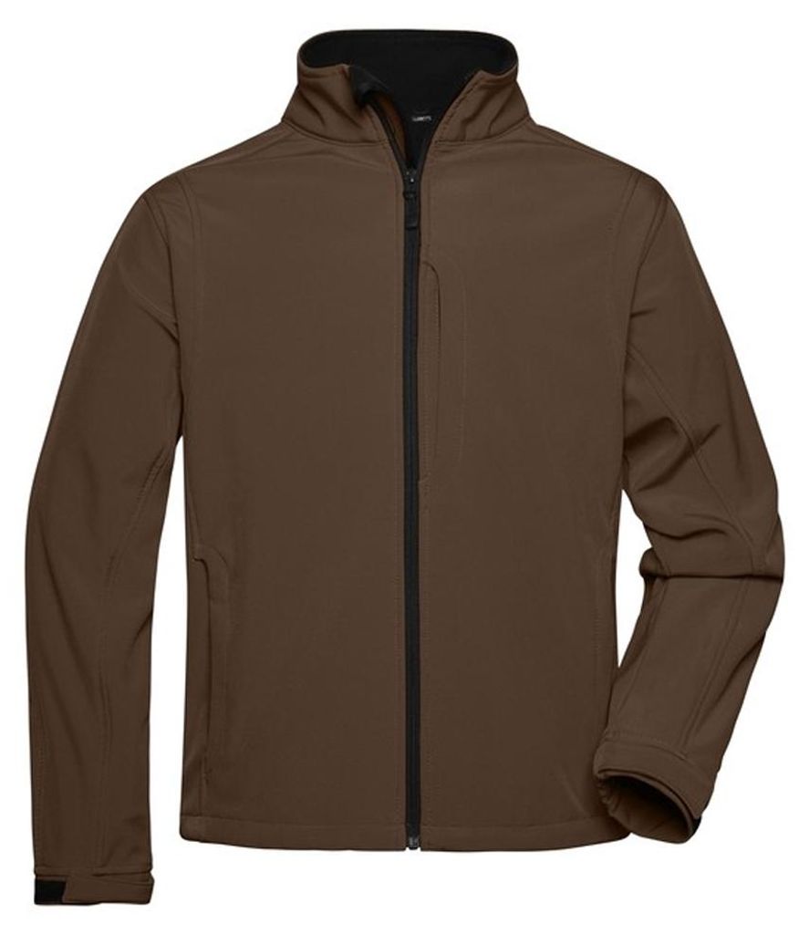 James and Nicholson - Softshelljacke für Herren LT2586 (XL) (Braun)