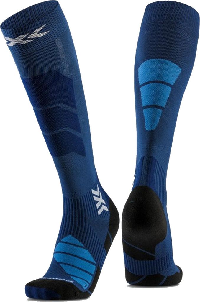 X-Socks Skisocken Over the Calf marine/mineral blue : 45-47 Größe: 45-47
