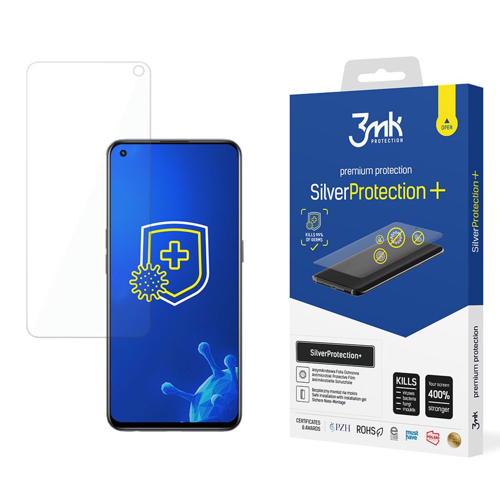 3MK Antimikrobielle Schutzfolie Silver Protect+ Realme GT Master