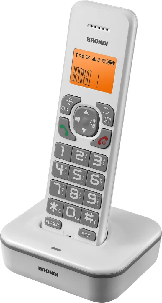Téléphone Fixe Sans Fil Brondi Bravo Star : Ne Manquez Plus Aucun Appel