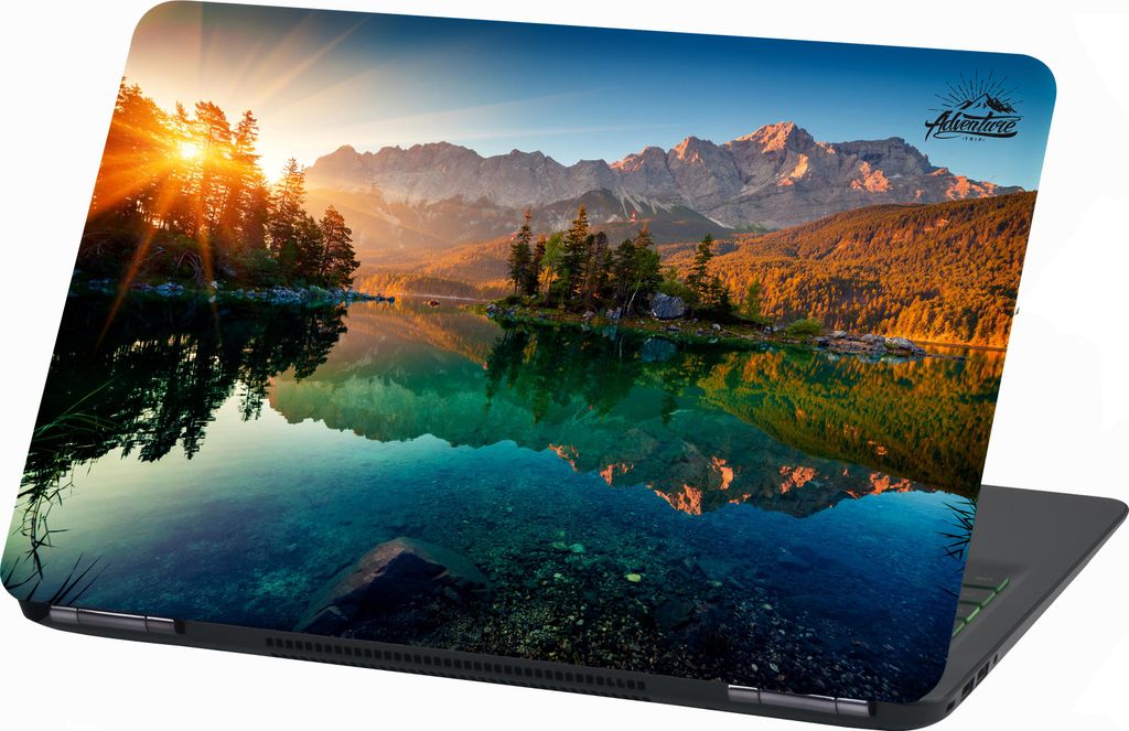 Premium Laptop Universal Folien Cover – Matt, Kratzfest & Rückstandslos entfernbar LP29 Zugspitze 13-14 Zoll 24x34cm