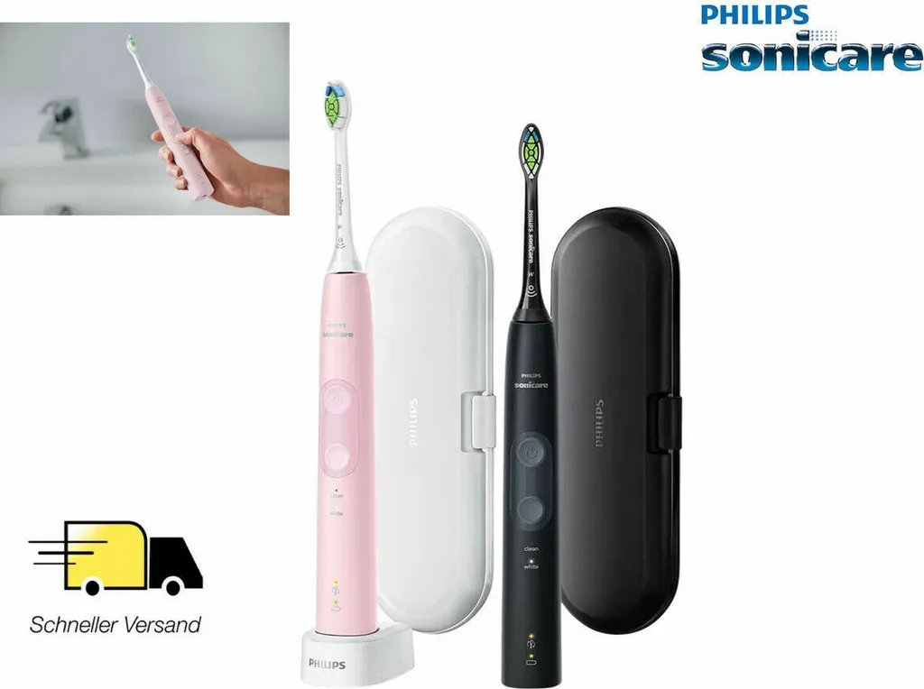 Éliminez la plaque avec la brosse à dents Philips 4300 capteur de pression