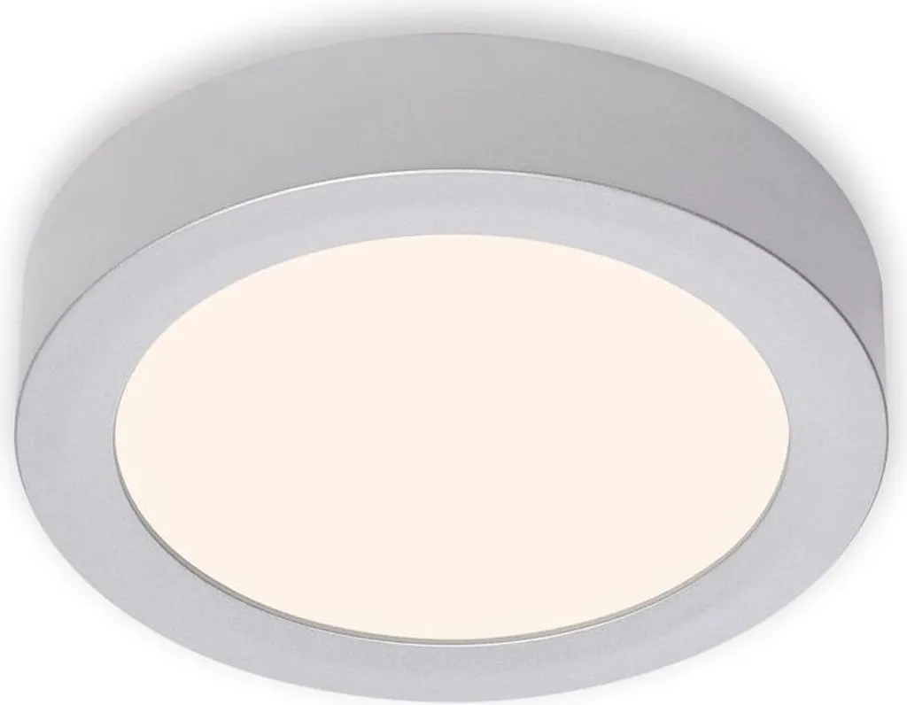 BRILONER FIRE LED 12W 17cm Argento: Lampada Soffitto Ultra-Piatta 3000K