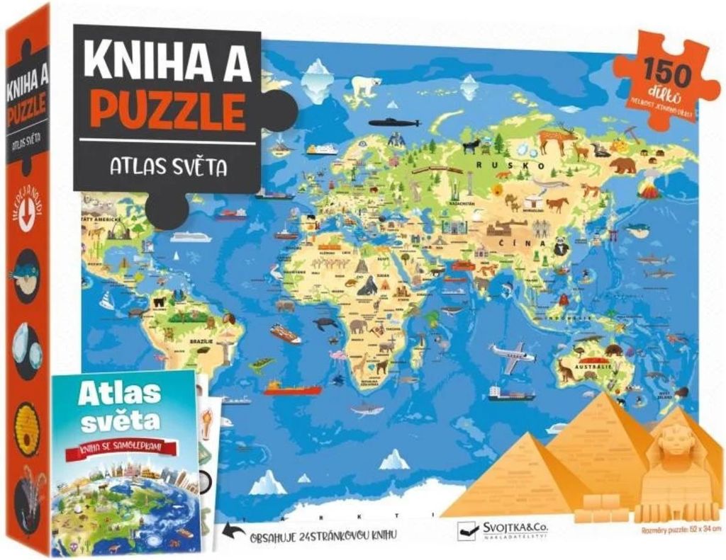 Svojtka & Co. Buch und Rä tsel: Atlas der Welt