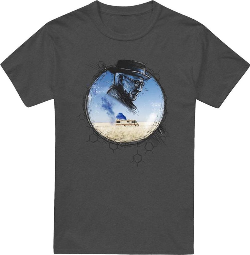 Breaking Bad - T-Shirt für Herren/Damen Uni TV26958 (S) (Holzkohle)