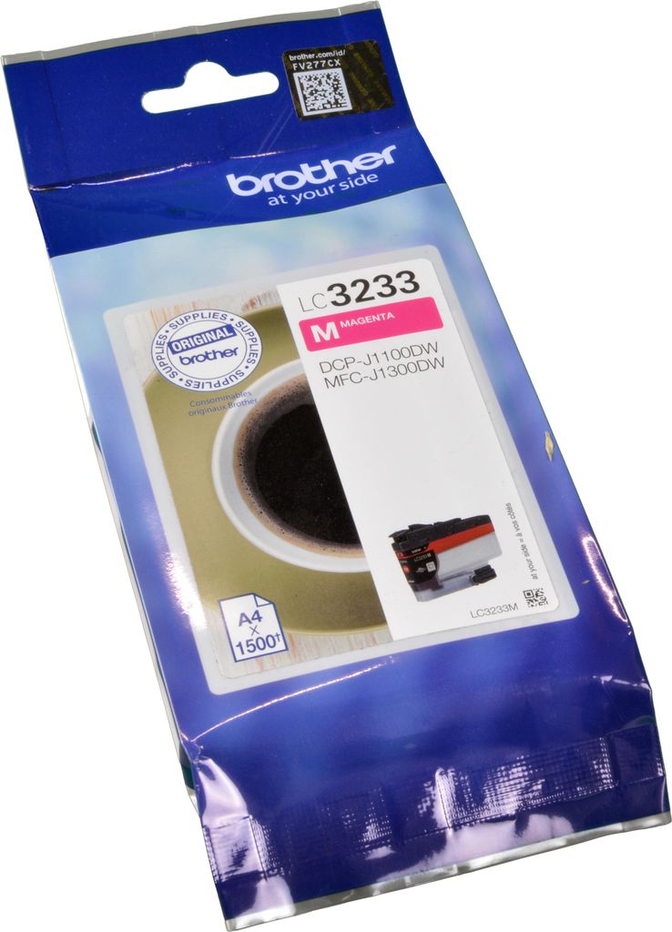 Brother LC3233M, Standardertrag, Magenta, Tinte auf Produktbild 
