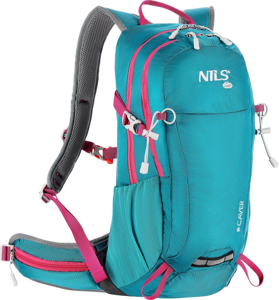 Turistický batoh NILS Camp NC1950 Caver tyrkysový 18L Obrázek produktu 