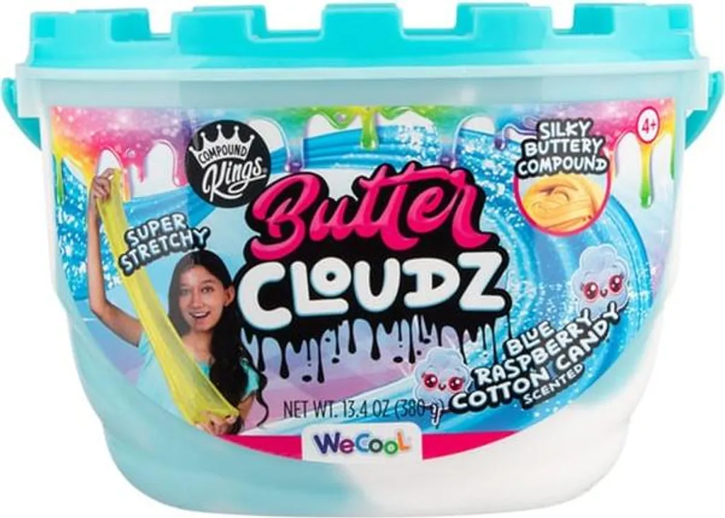 Slime Propre WeCool Barbe à Papa à la Mûre - Ne Colle Pas aux Mains 250g