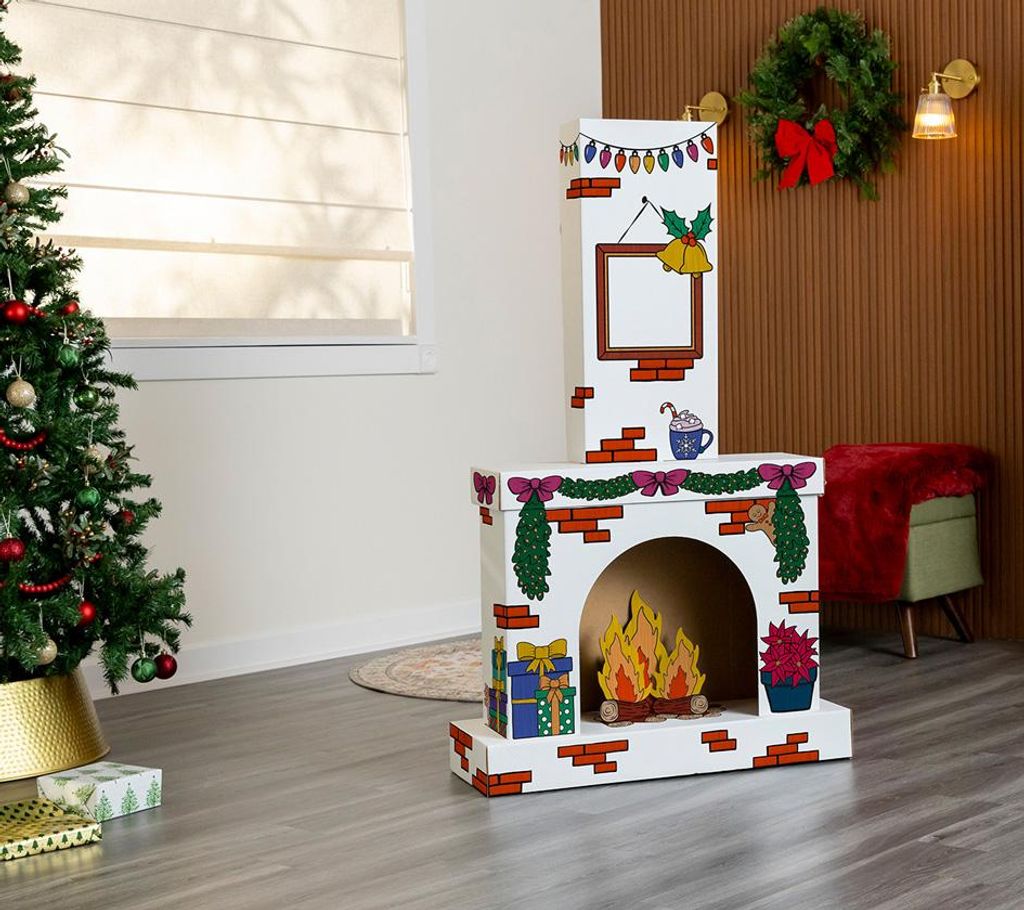 Fellowes Bankers Box Spielkarton WEIHNACHTSKAMIN Wellpappe