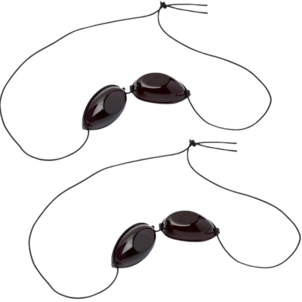 Set 2x iGoggles Occhiali Protettivi Per Solarium UVA UVB Immagine del prodotto 
