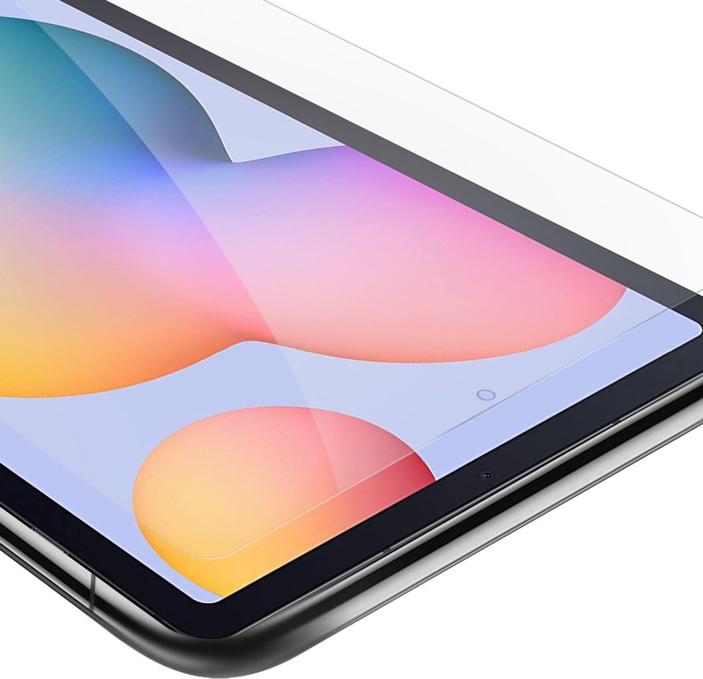 Cadorabo Panzer Folie für Samsung Galaxy Tab S6 LITE (10.4 Zoll) in Transparent Schutzfolie Tablet Gehärtetes Tempered