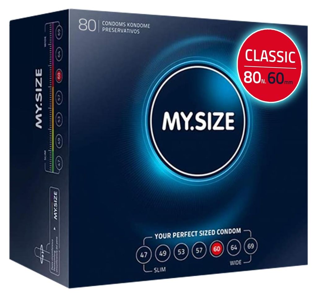 Prezerwatywy MY.SIZE Classic rozmiar 5 | szerokość 60 mm | Zdjęcie produktu 