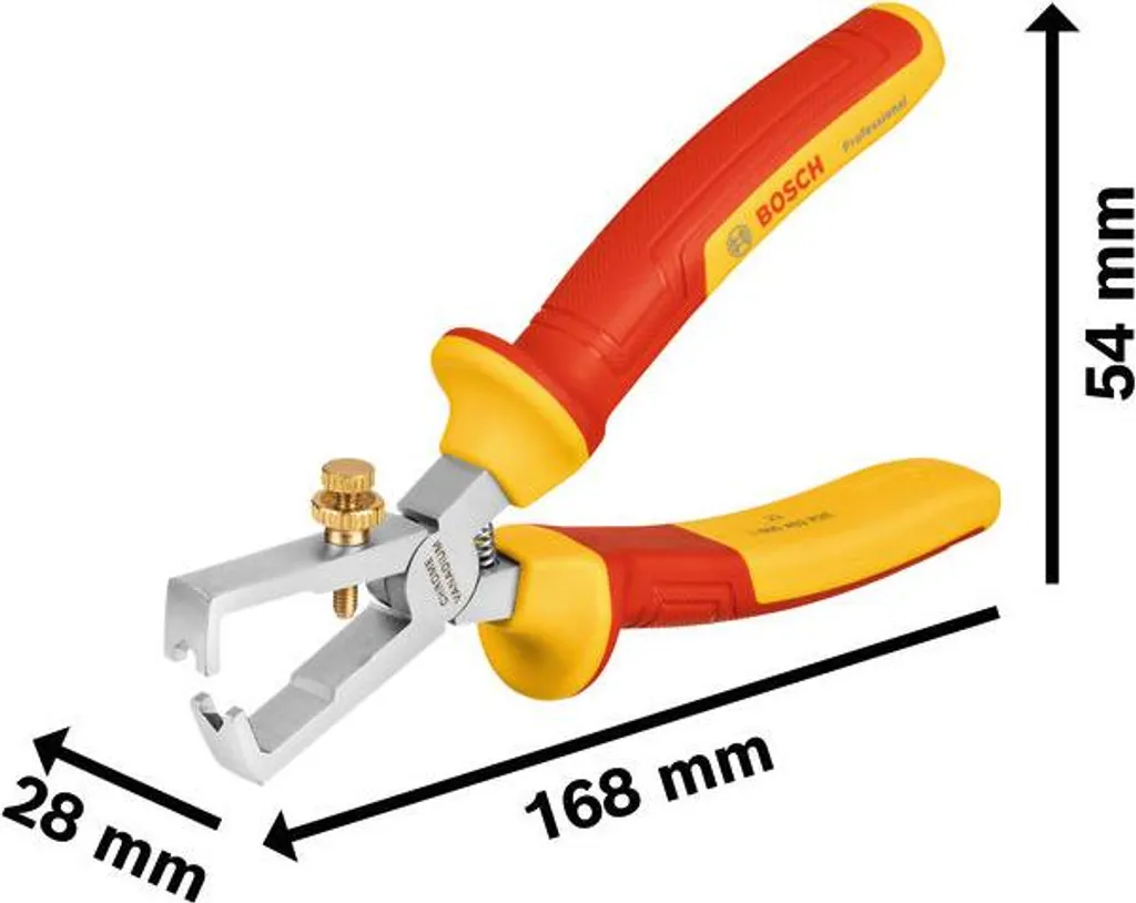 Spelacavi Bosch VDE 160mm 1600A02NE7 - Sicurezza 1000V Certificata