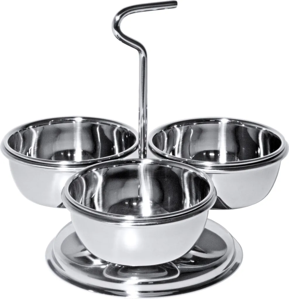 Ciotoline Acciaio Inox 18/10 Mirror Finish - Set 3 Pezzi Elegante