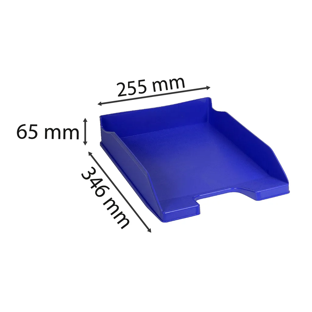 Corbeille à courrier Forever Combo A4 bleu cobalt, lot de 6 modules